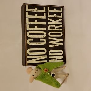 No coffee no workee gift set